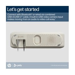 Poly Sync 60-M Smart Speakerphone - Wireless Connectivity, Superior Sound Quality & Effortless Collaboration